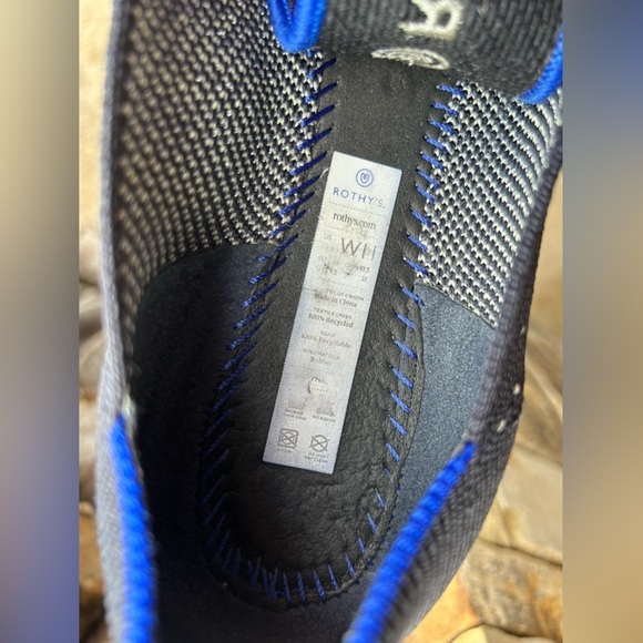 Rothy's The Point Slate Metallic flats Sz-11. C - Picture 10 of 11